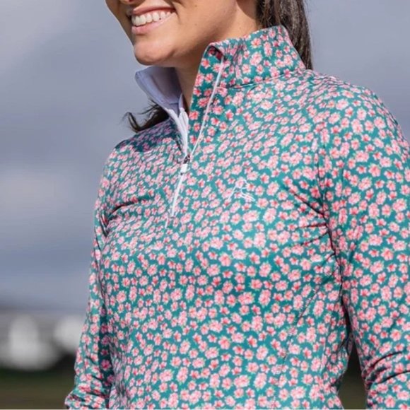 Rhoback Tops - NWT Rhoback Azalea Q-zip pullover - Ladies Large